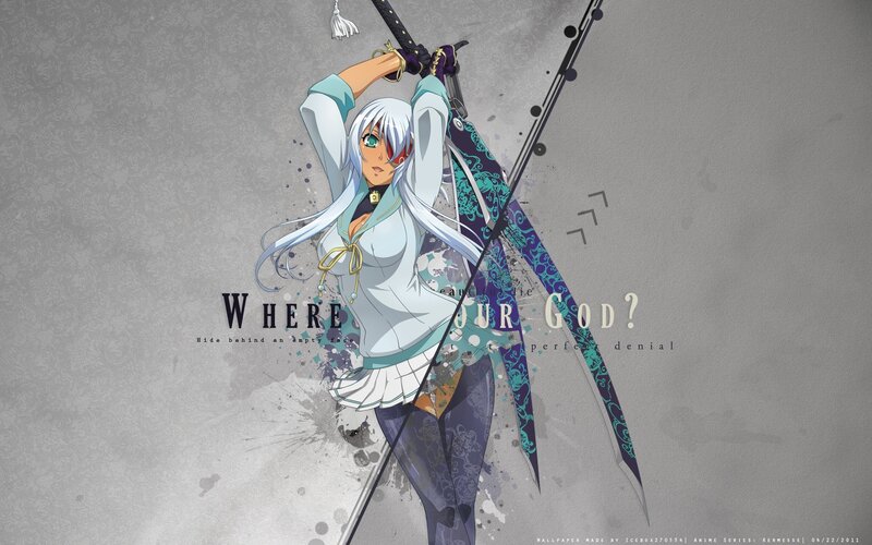 anime character with sword