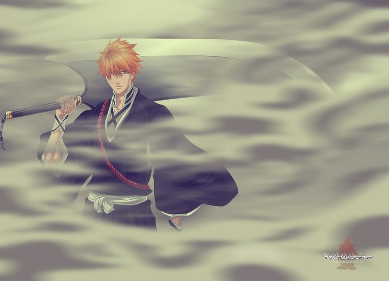 anime character with sword