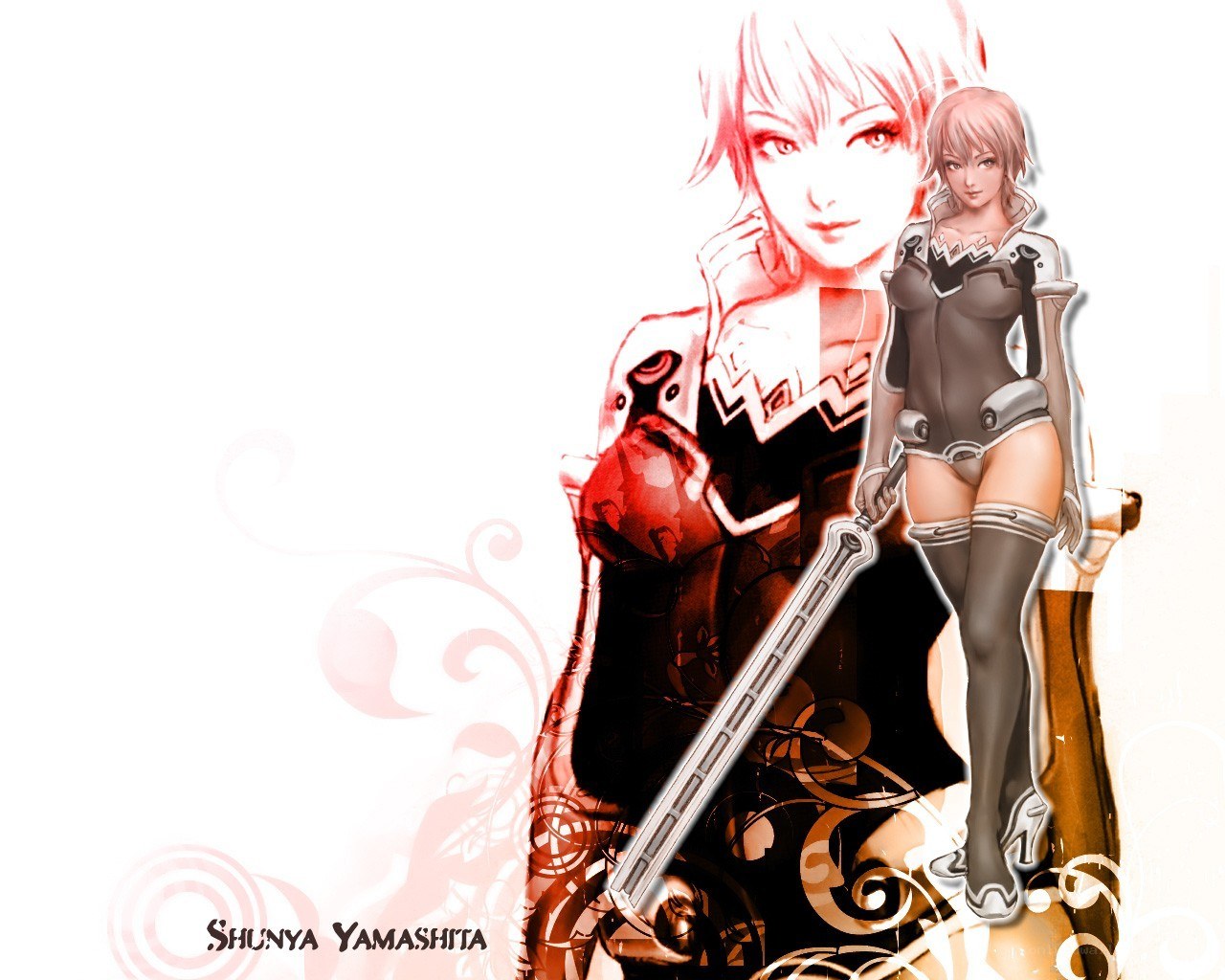 anime character with sword