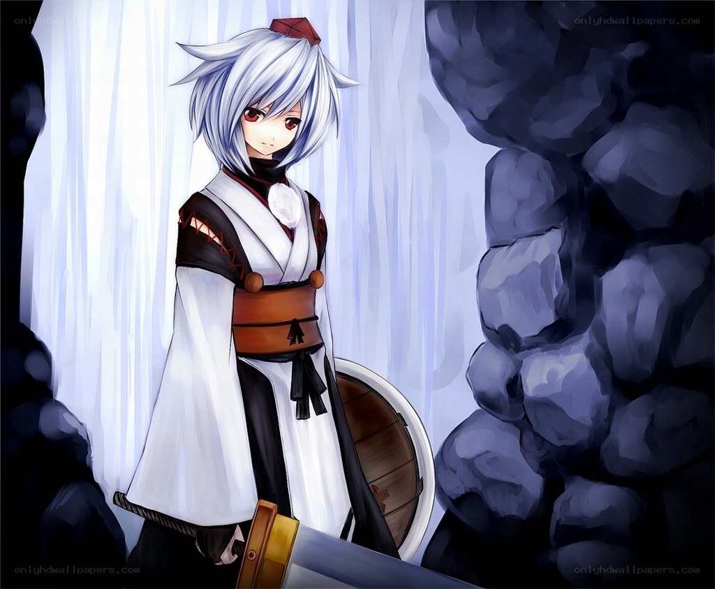anime character with sword