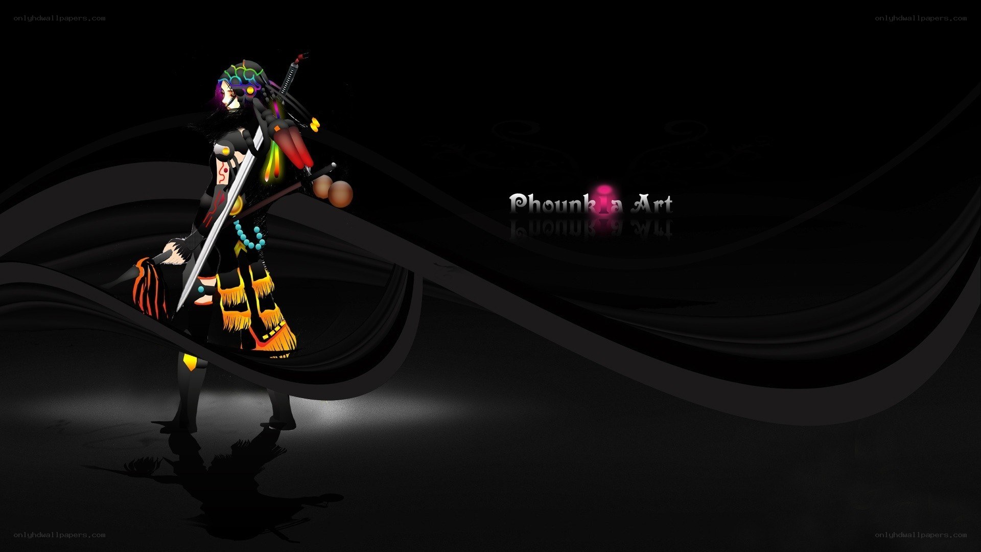 Anime character with sword