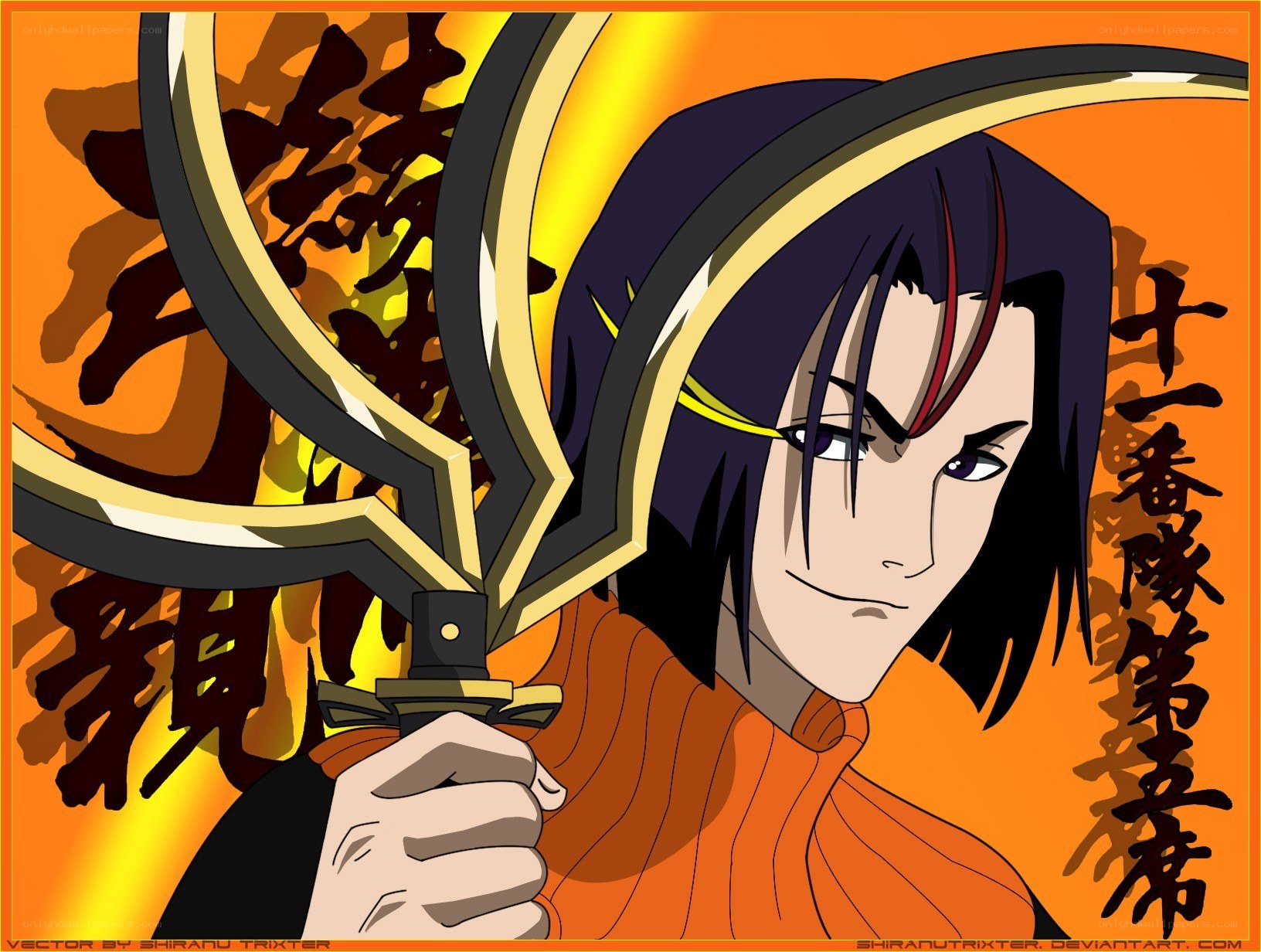 Anime character with sword