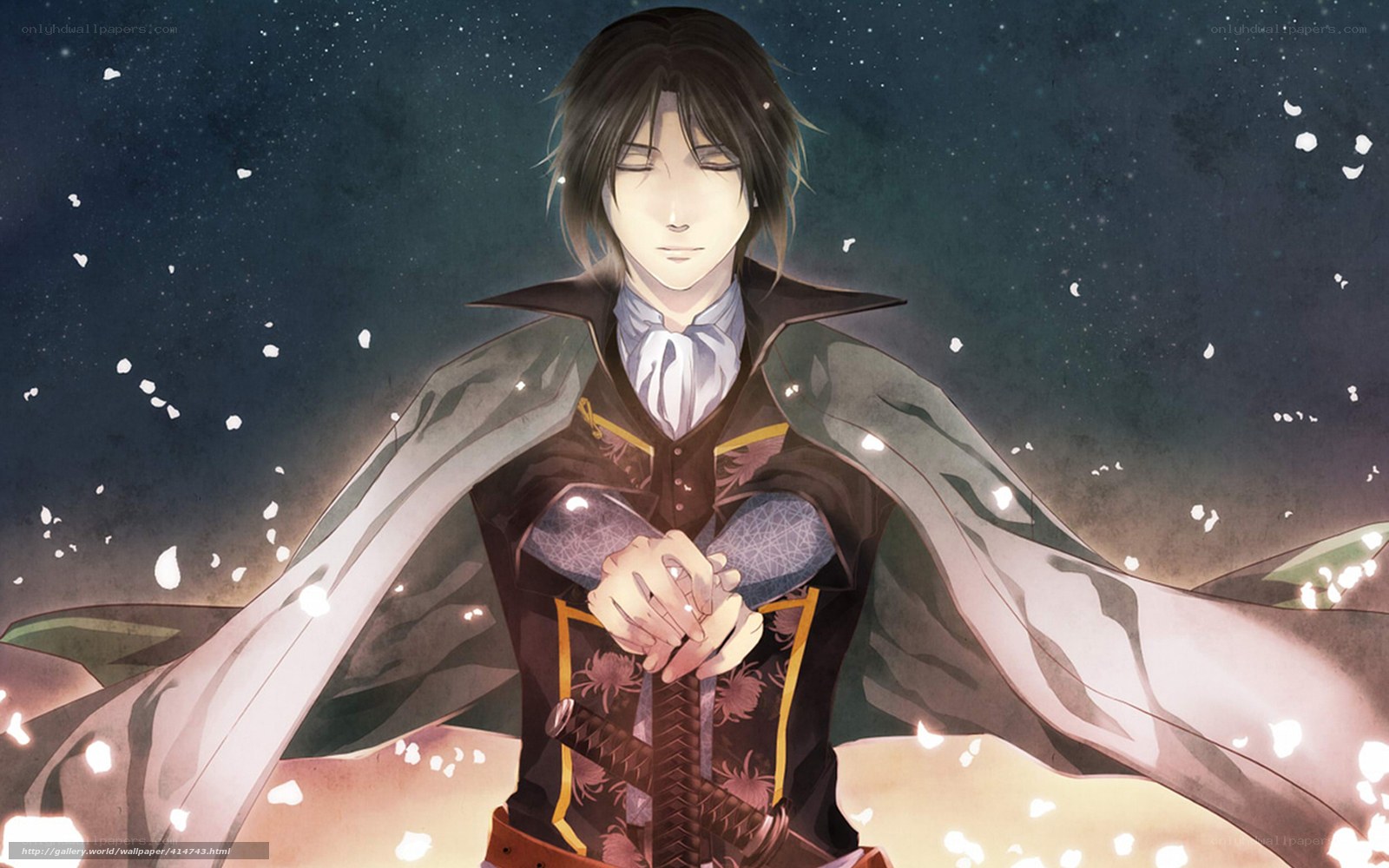 anime character with sword
