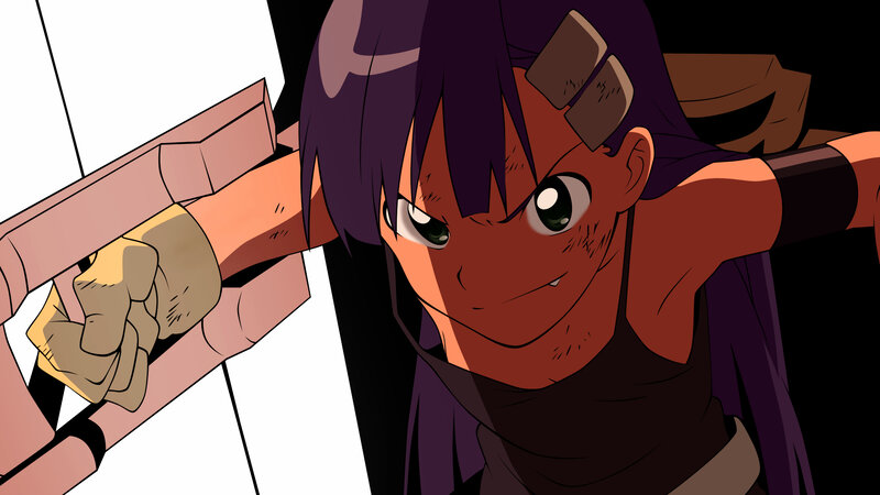 anime character with sword