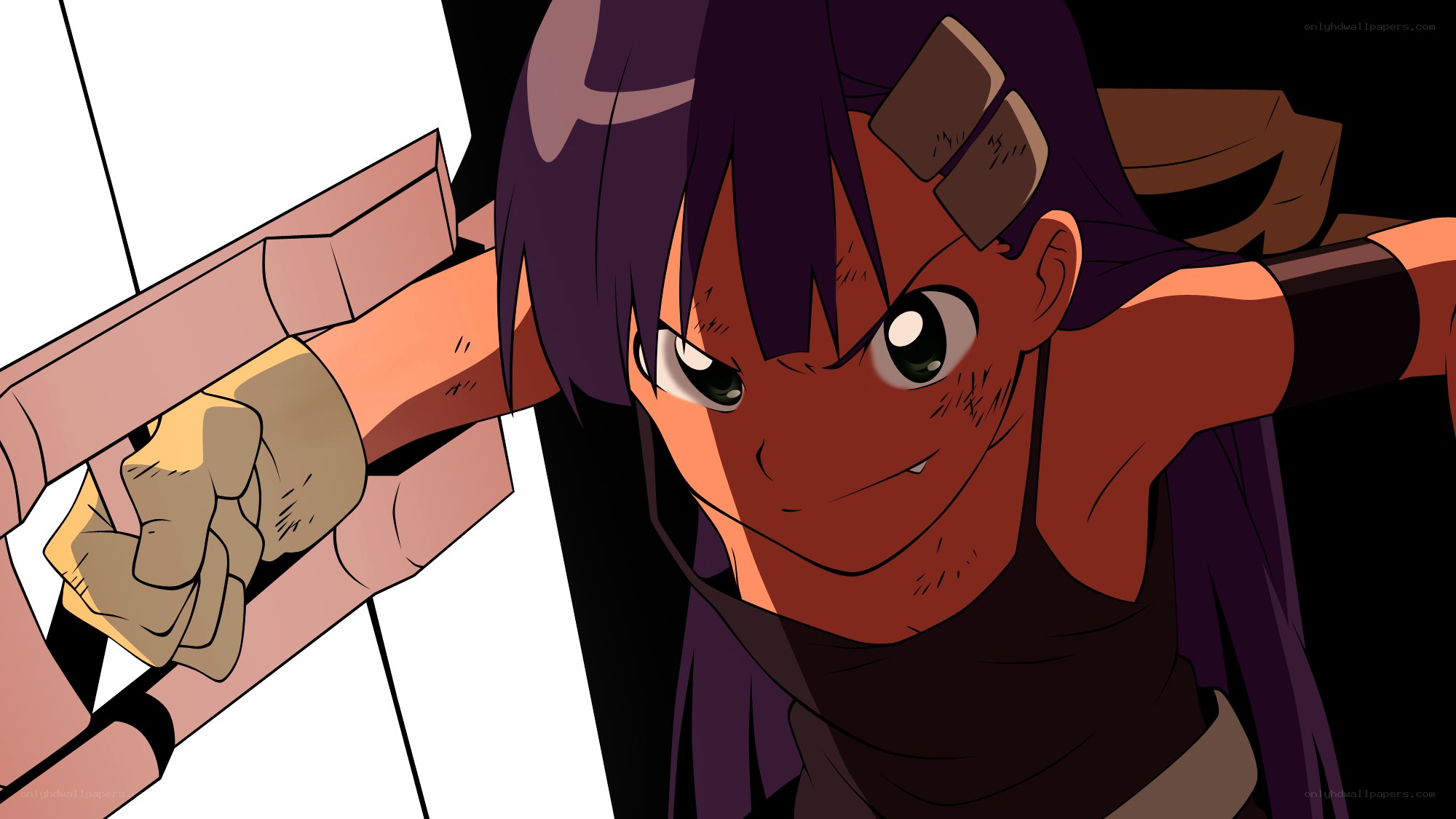 anime character with sword