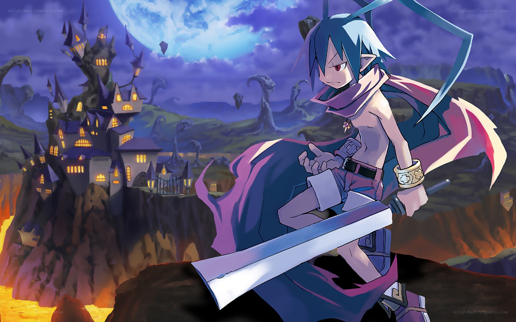 anime character with sword