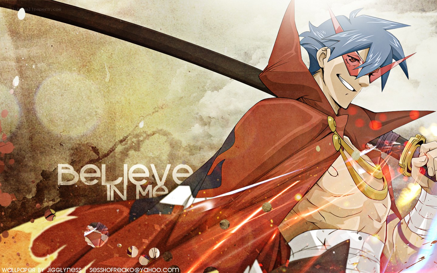 anime character with sword