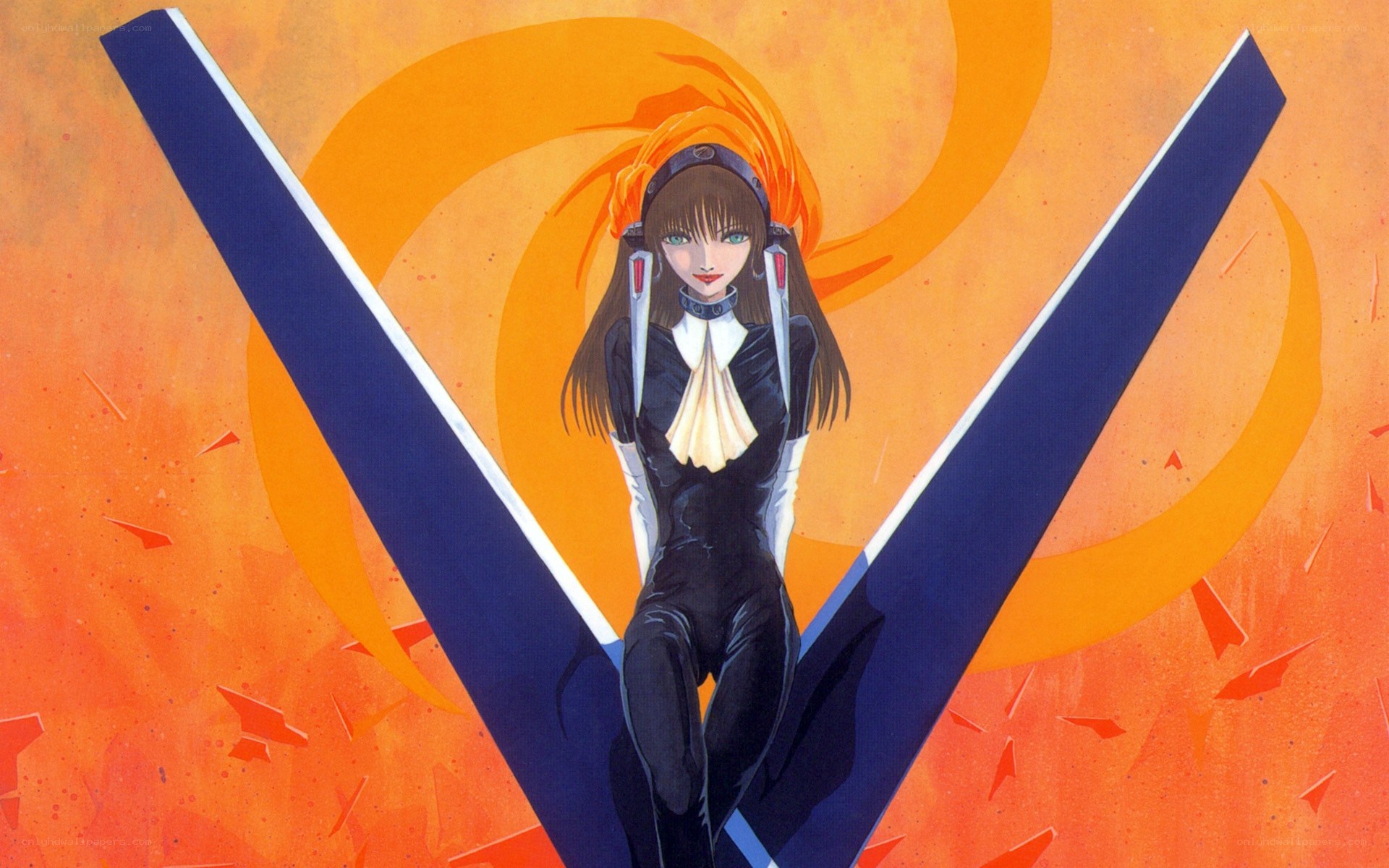 anime character with sword