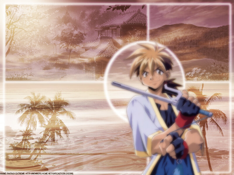 Anime character with sword