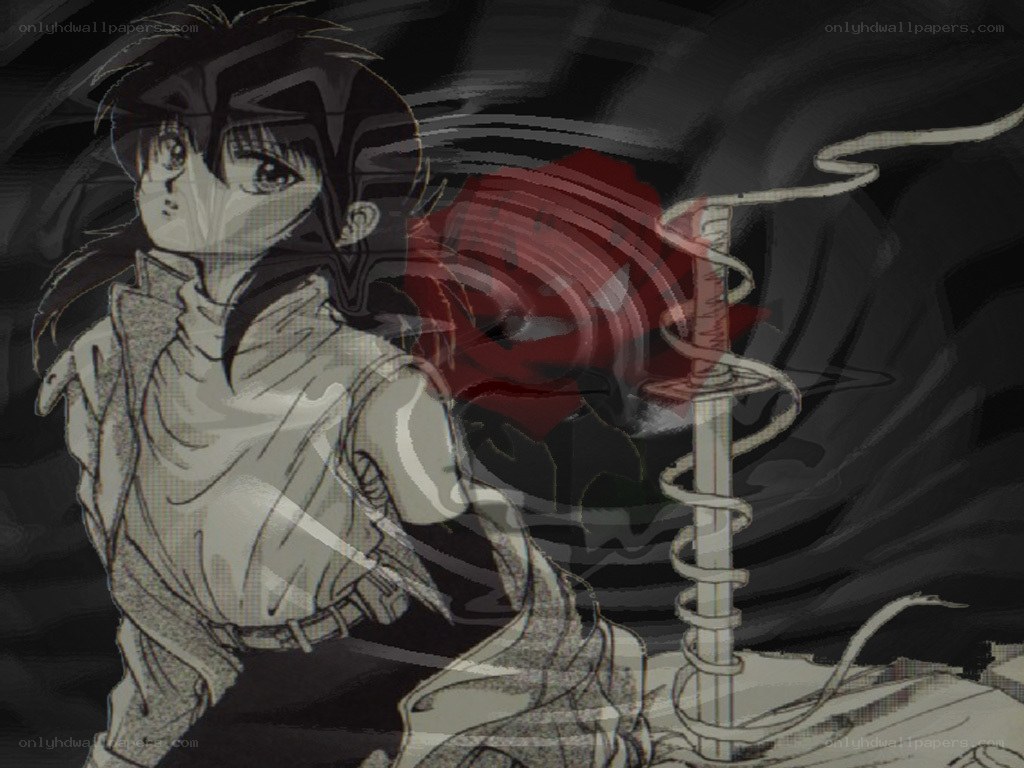 anime character with sword