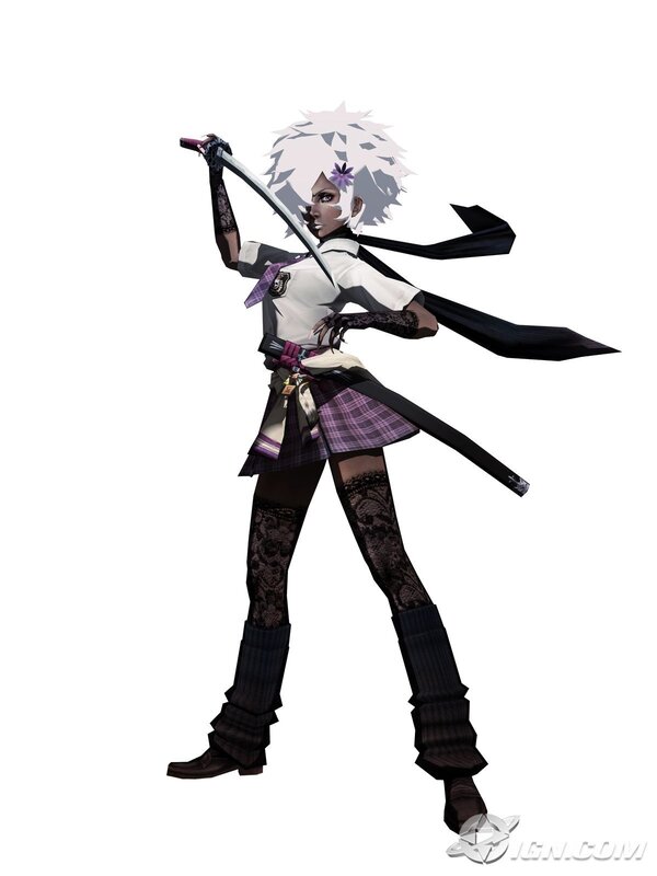 anime character with sword