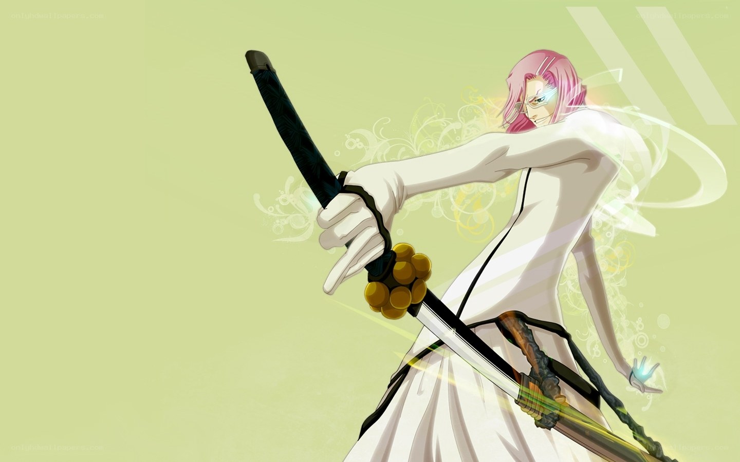 anime character with sword