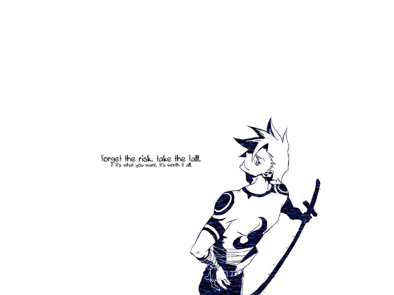 anime character with sword