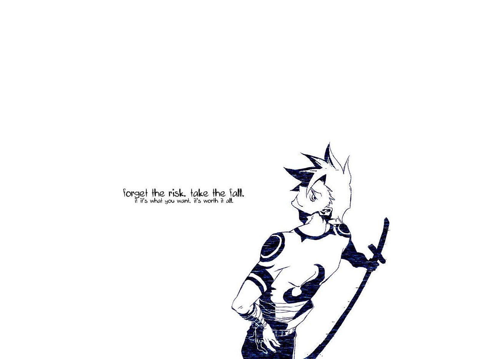 anime character with sword
