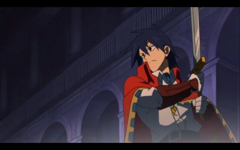 anime character with sword