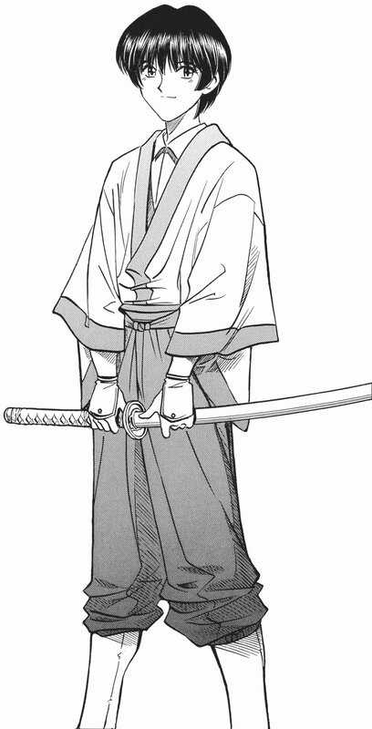 anime character with sword