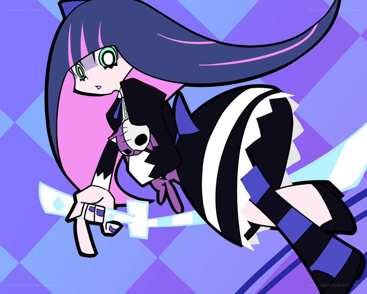 anime character with sword
