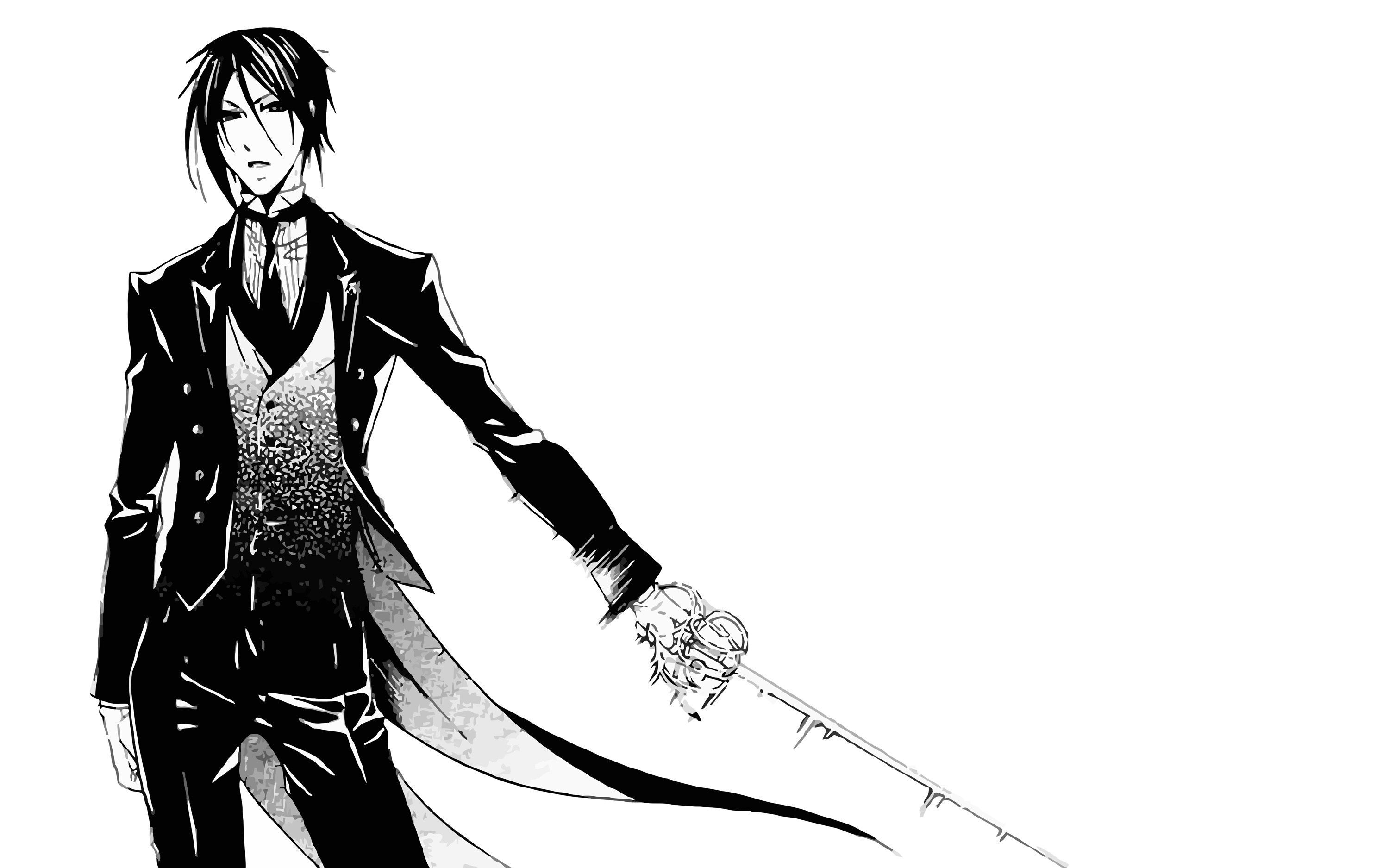 anime character with sword