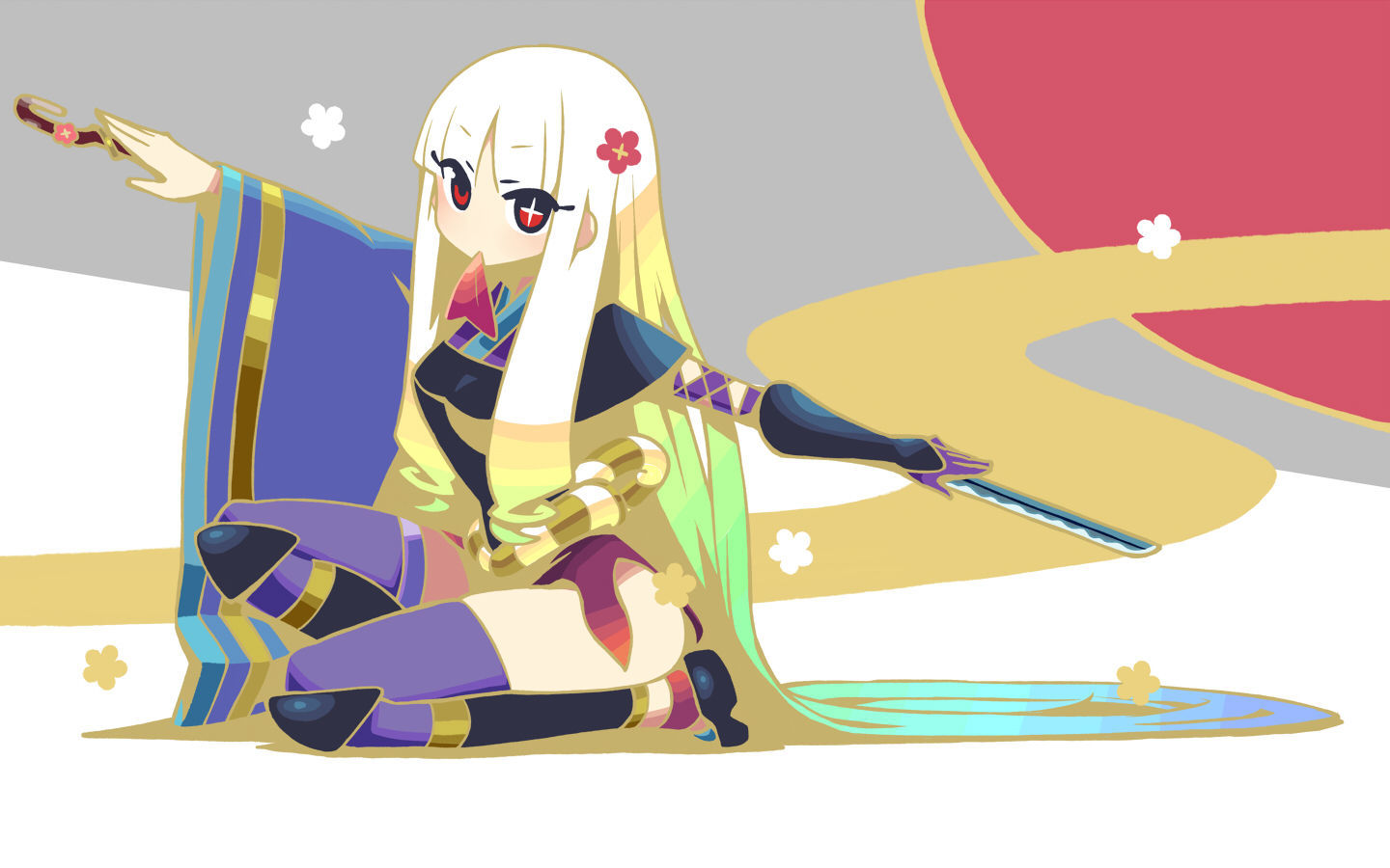anime character with sword