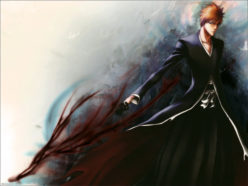 anime character with sword