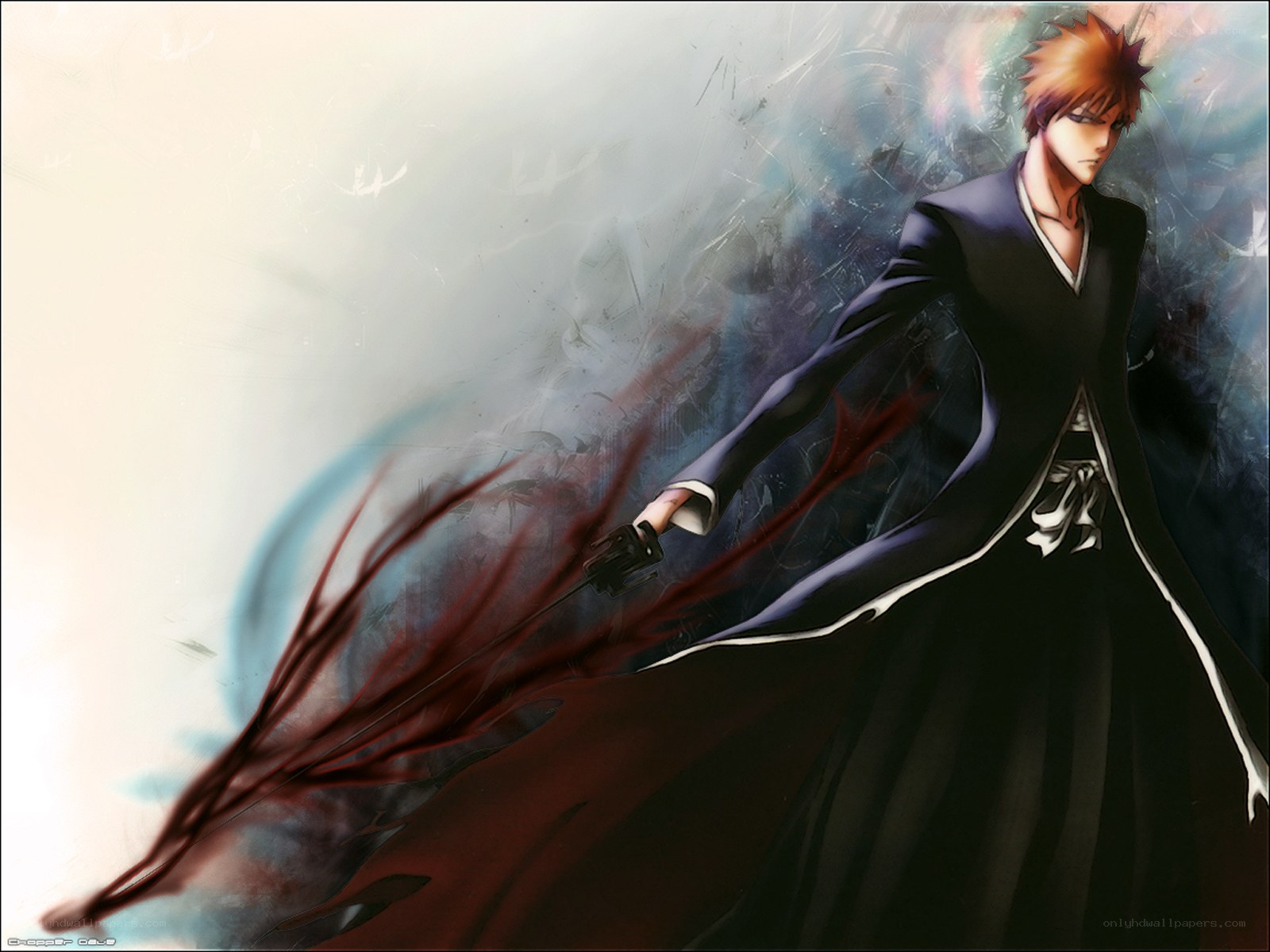 anime character with sword