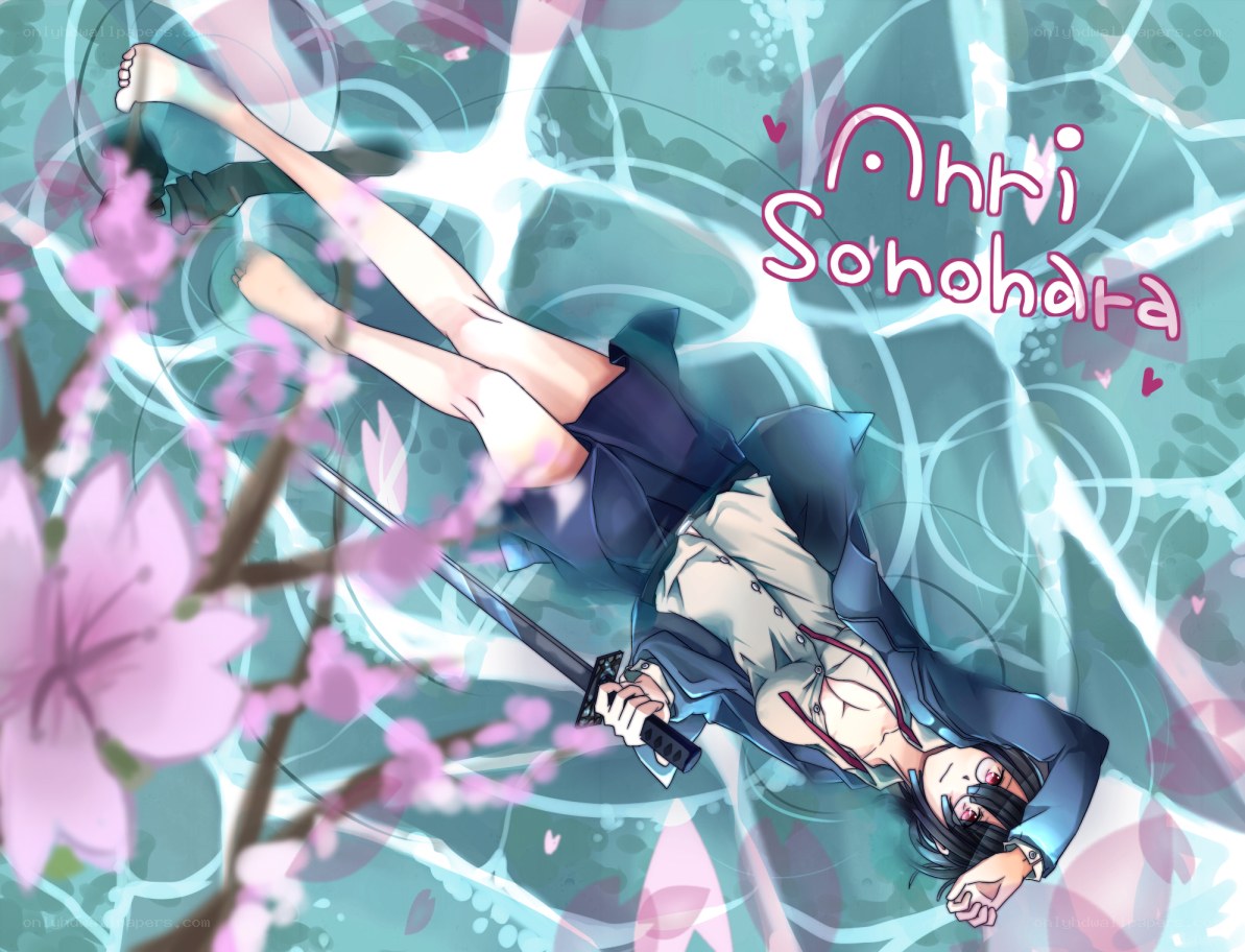 Anime character with sword