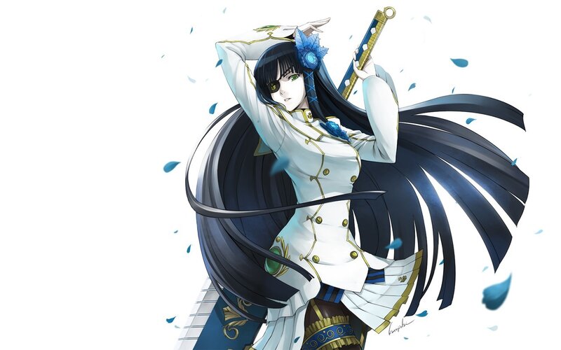 anime character with sword