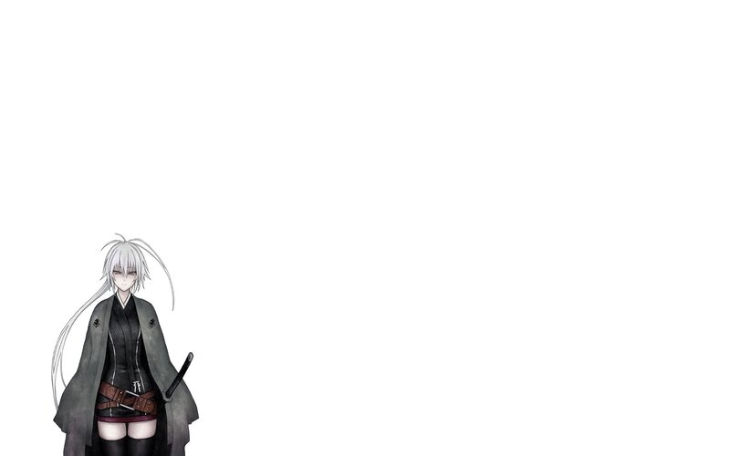 anime character with sword