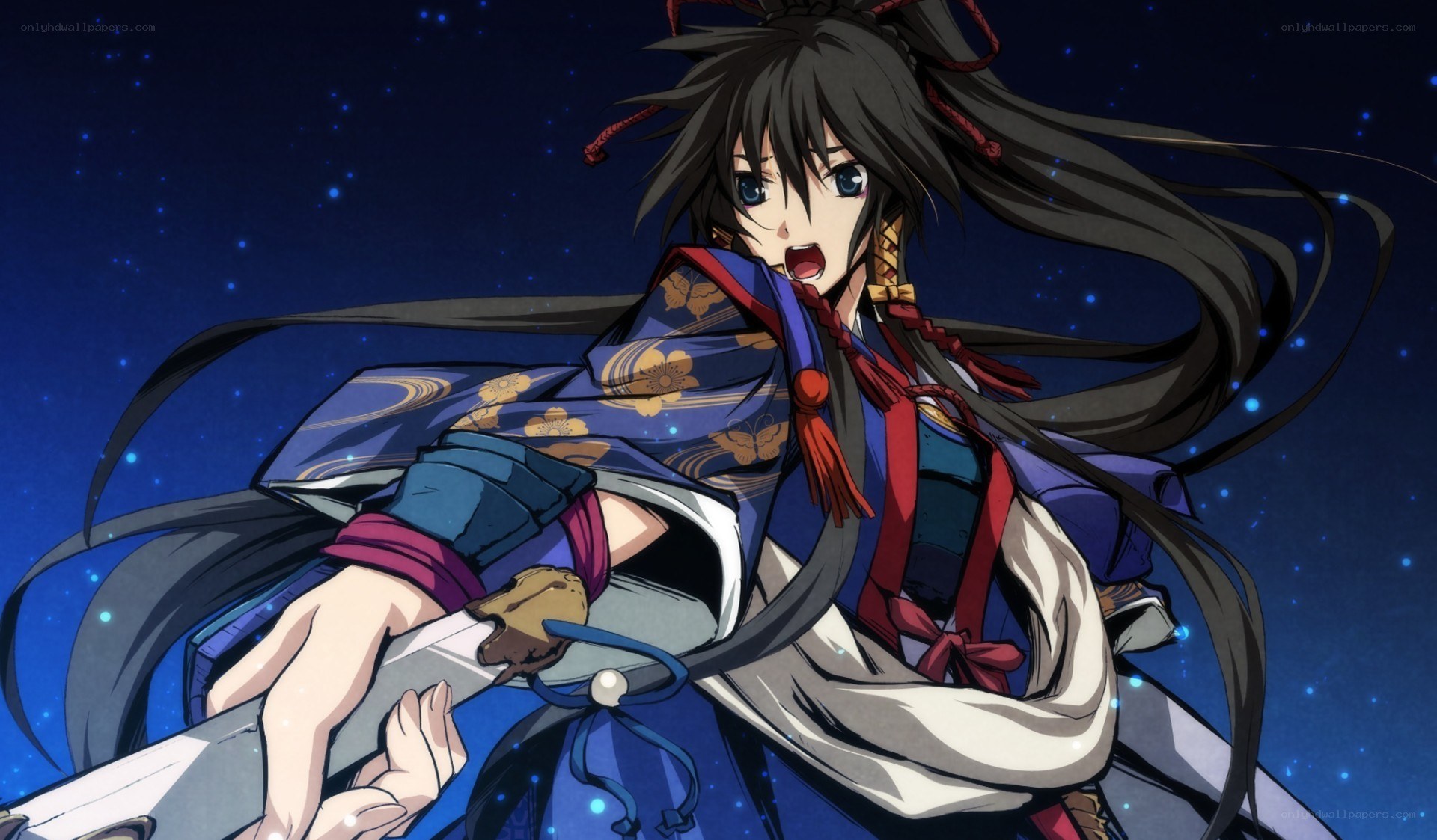 anime character with sword
