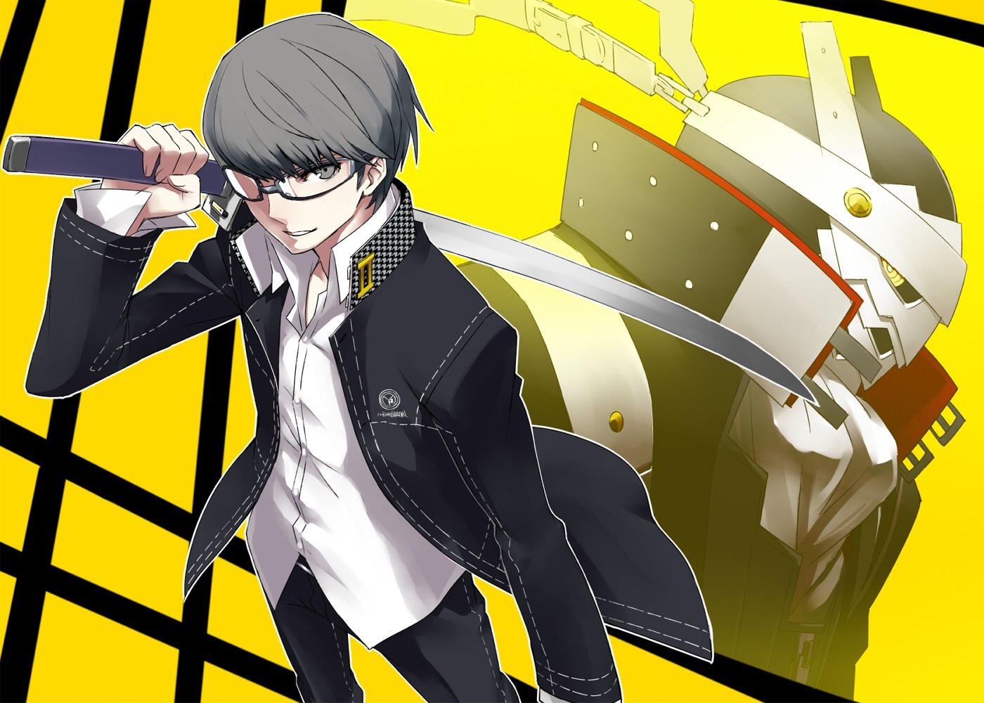 anime character with sword