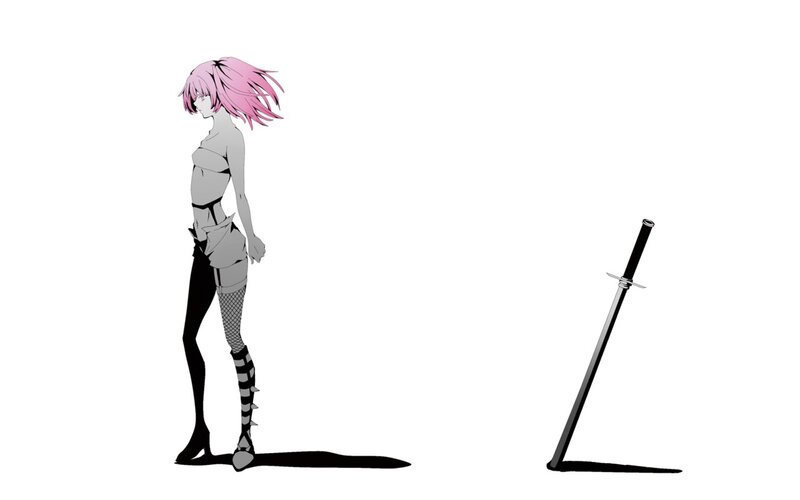 anime character with sword