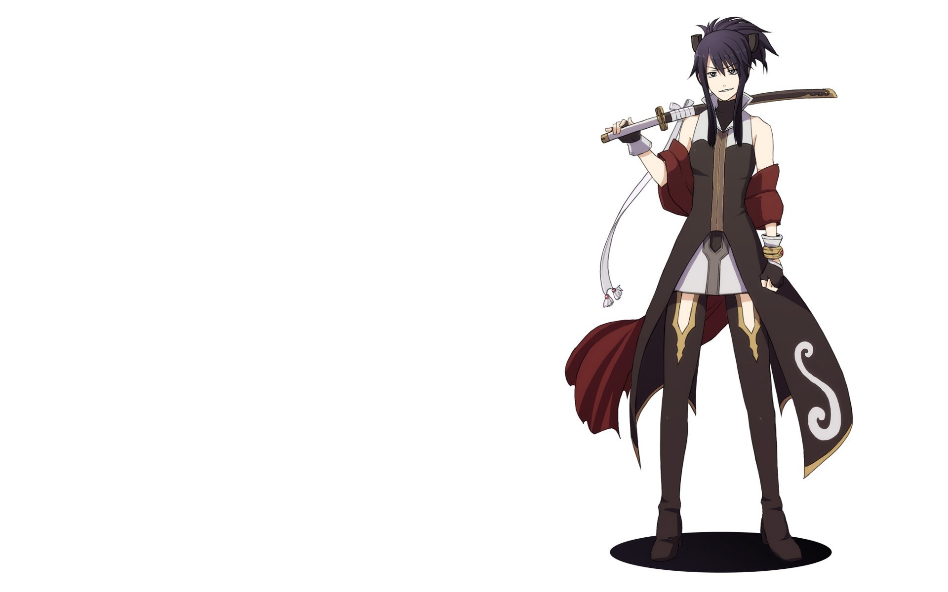 anime character with sword
