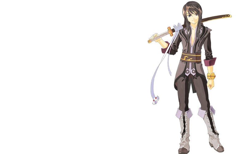 anime character with sword