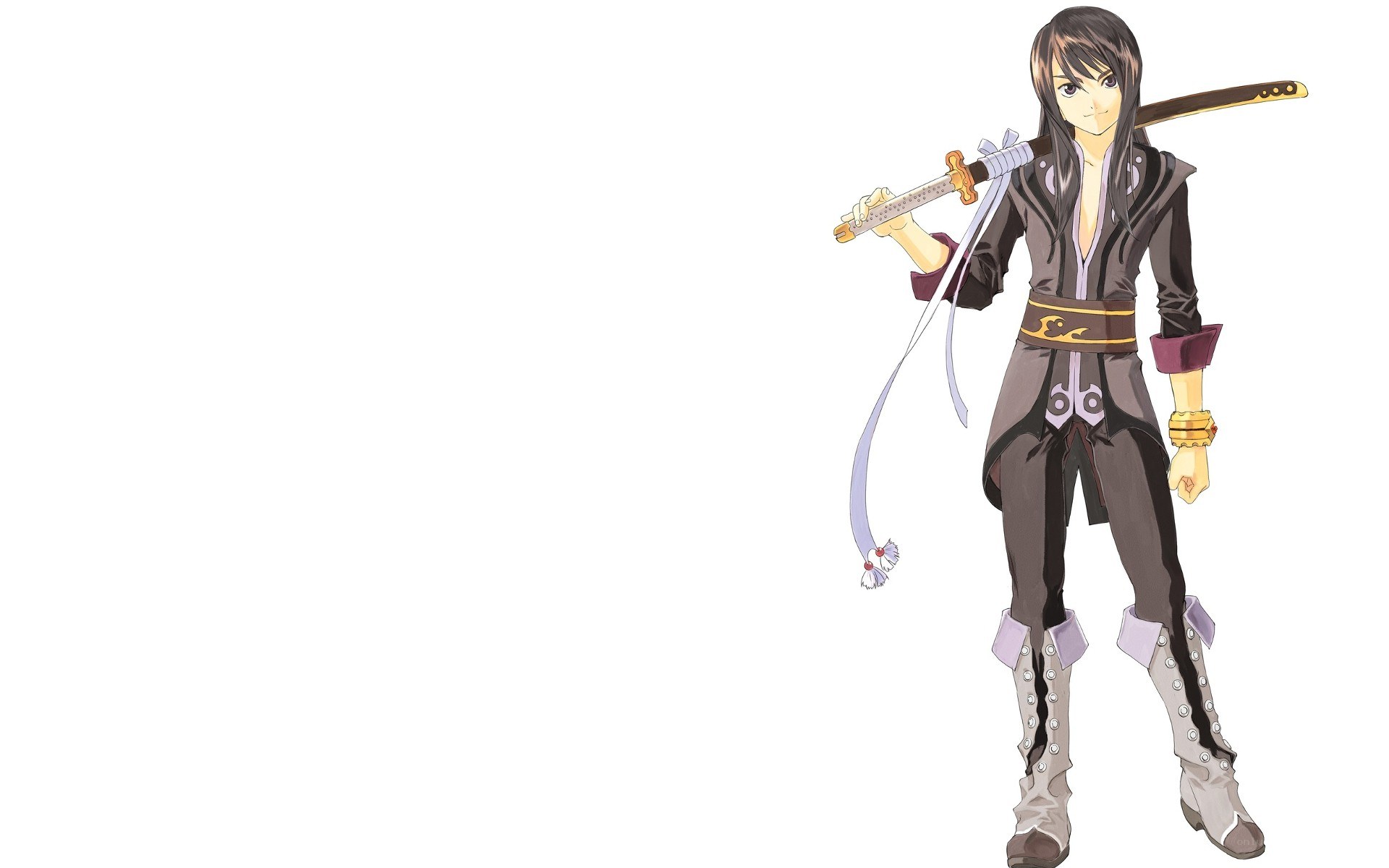 anime character with sword