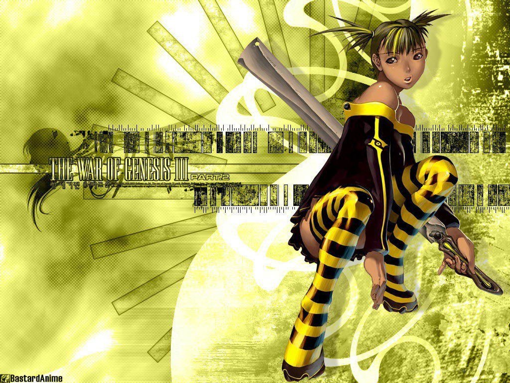anime character with sword