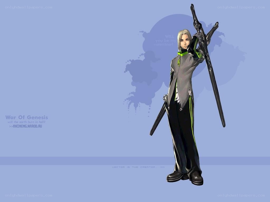Anime character with sword