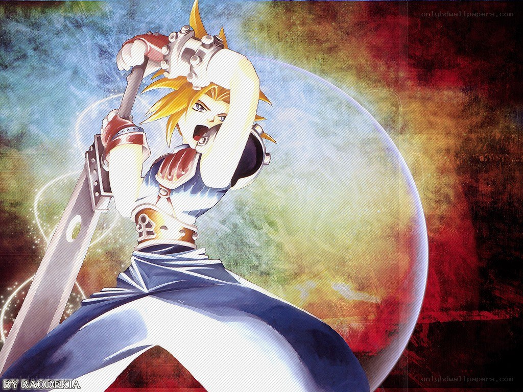 anime character with sword