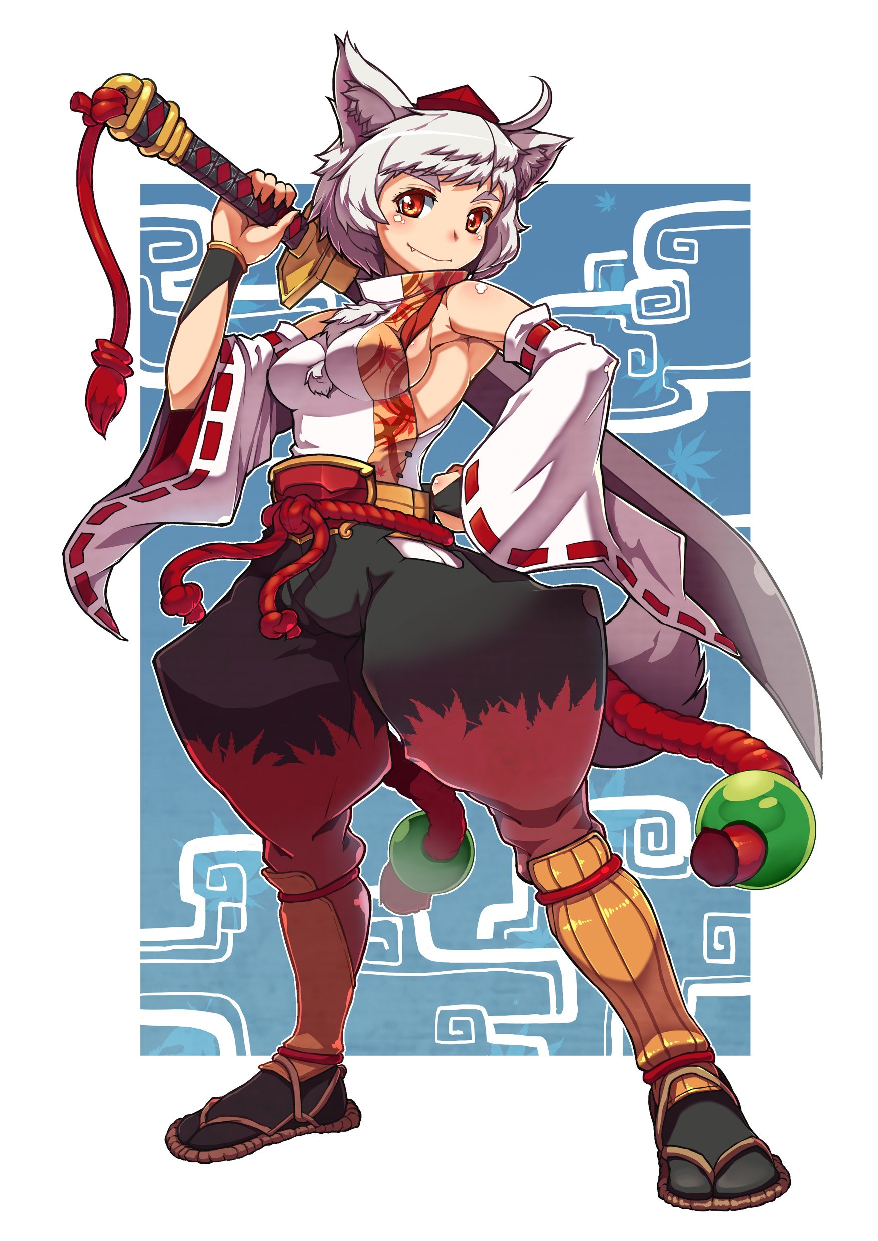 anime character with sword