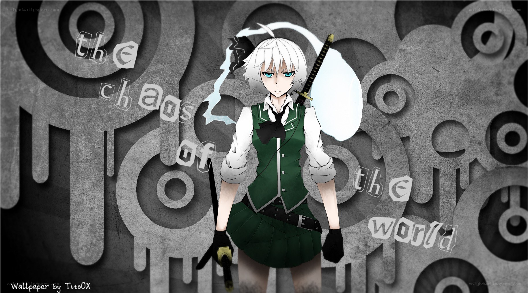 anime character with sword