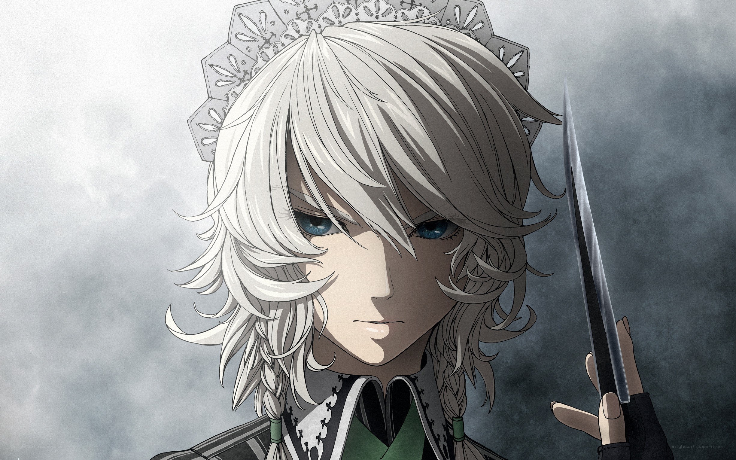 anime character with sword