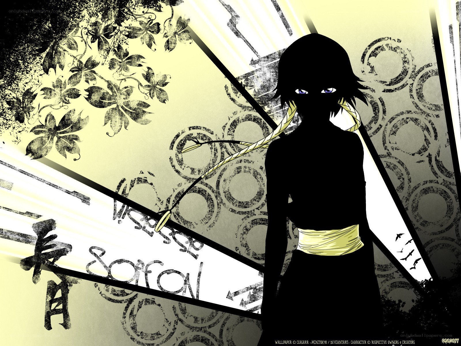 Anime character with sword