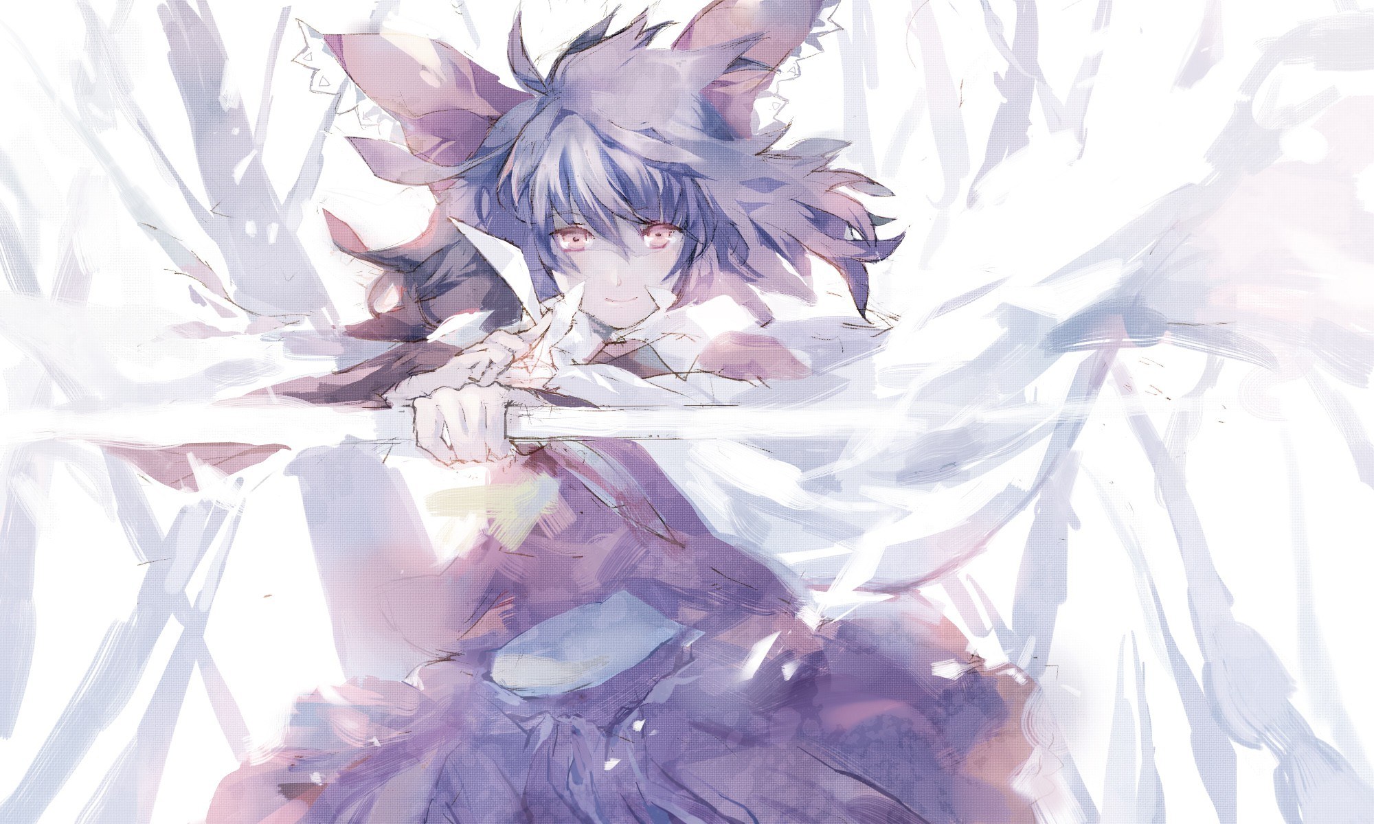 anime character with sword
