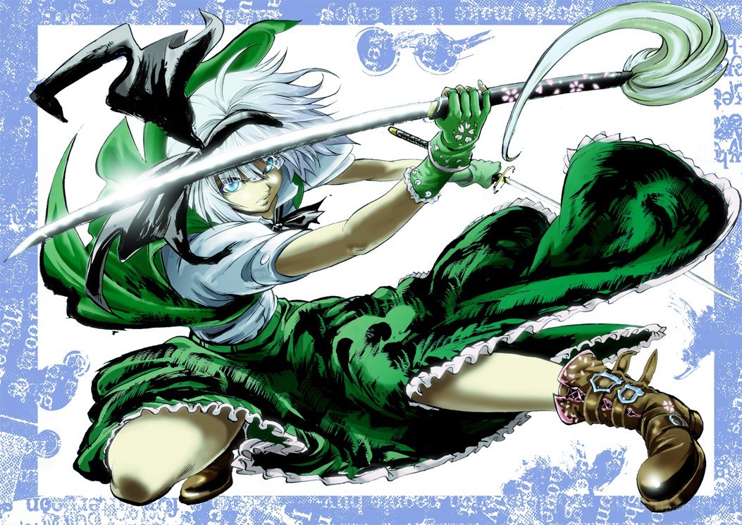 anime character with sword