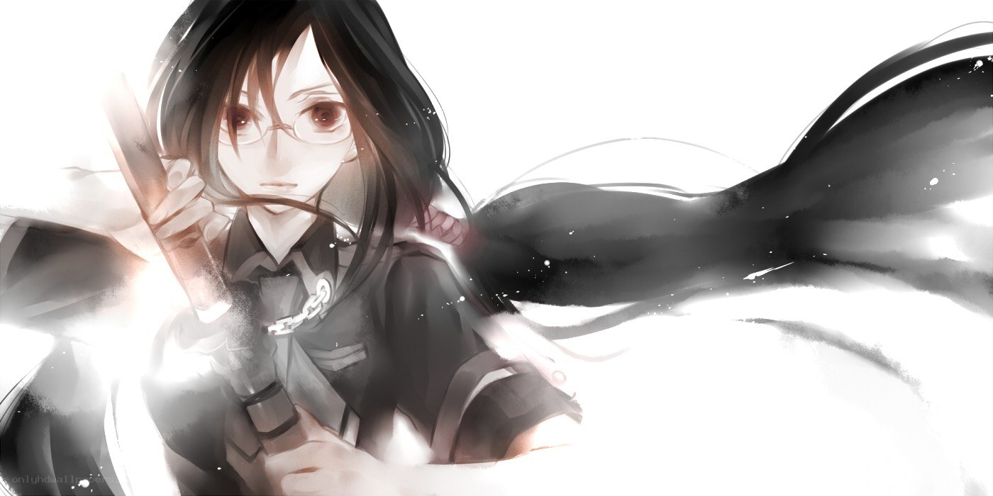 anime character with sword