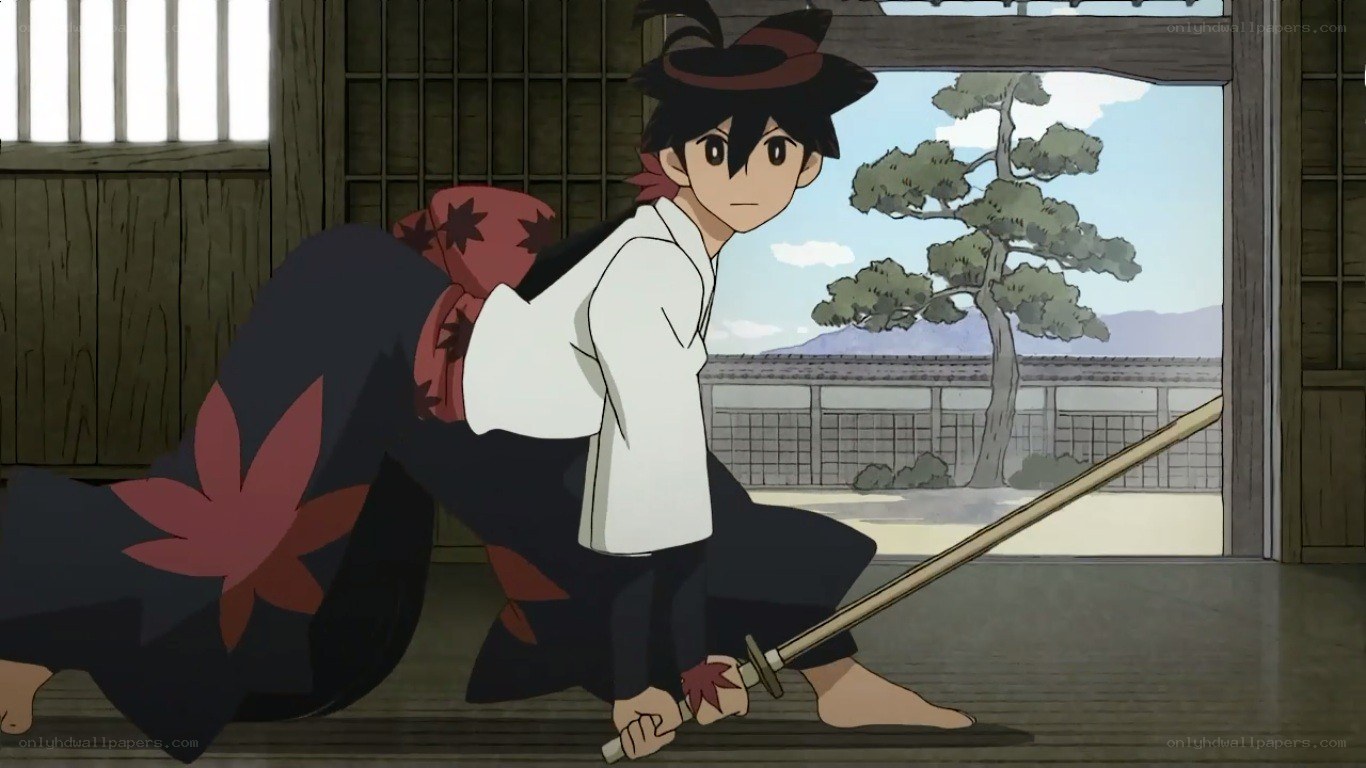 anime character with sword