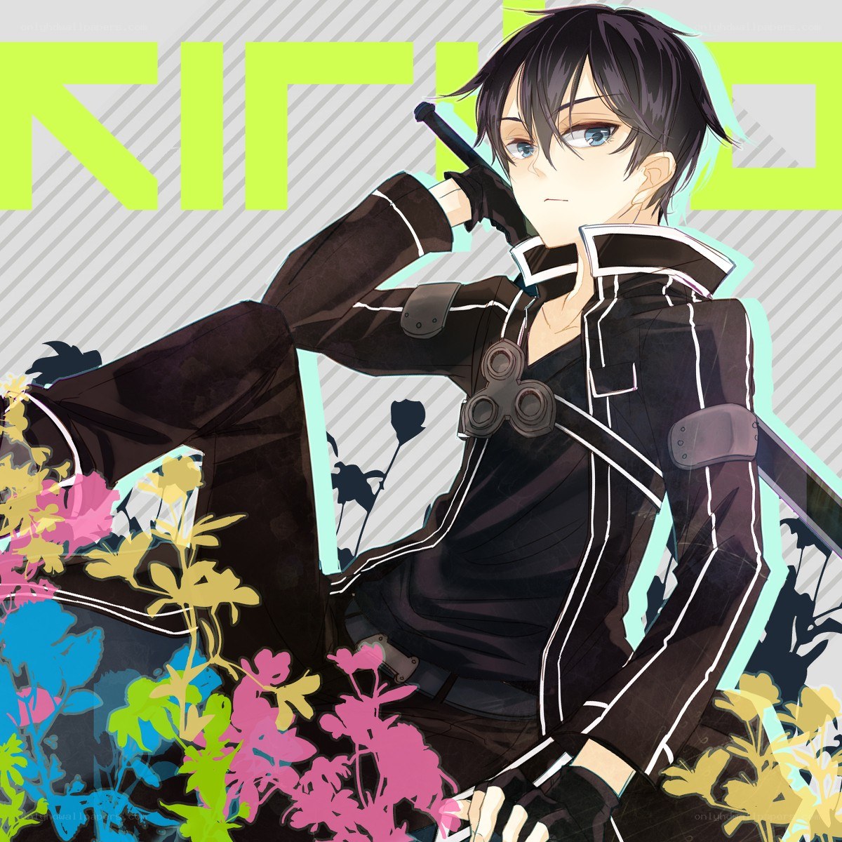 Anime character with sword