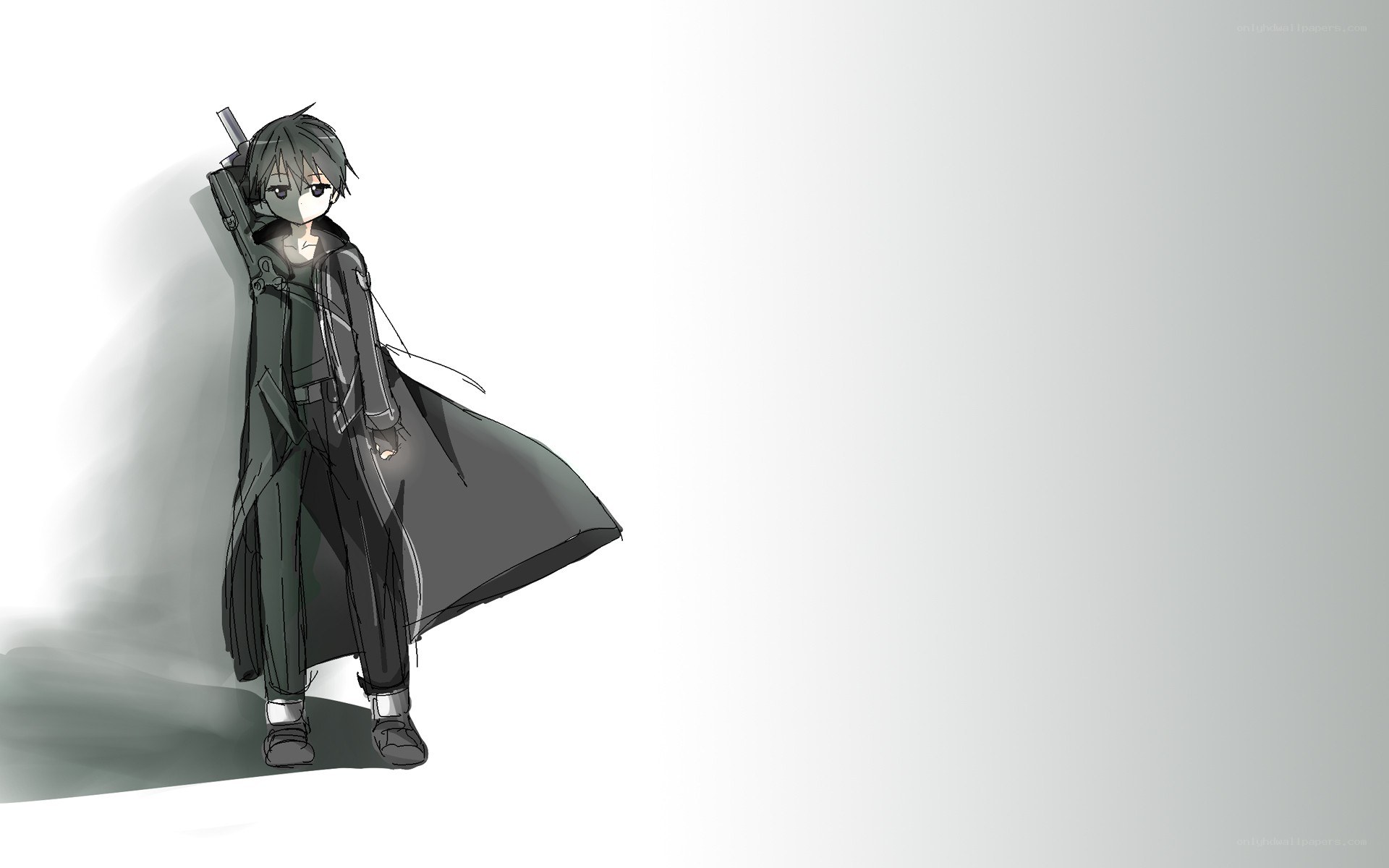 anime character with sword