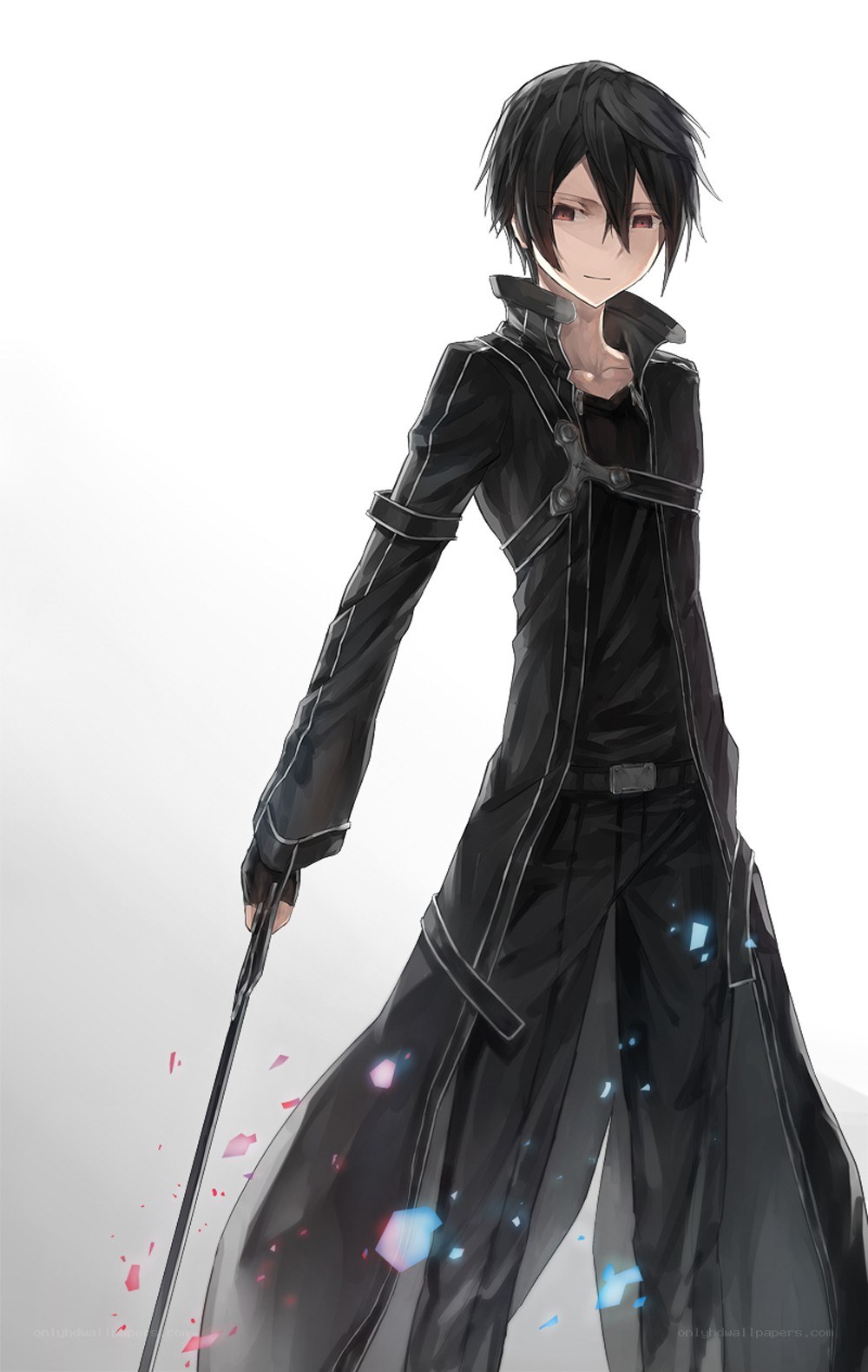 anime character with sword