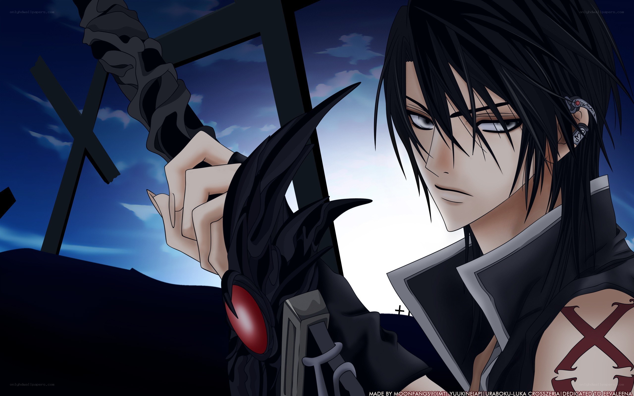 anime character with sword