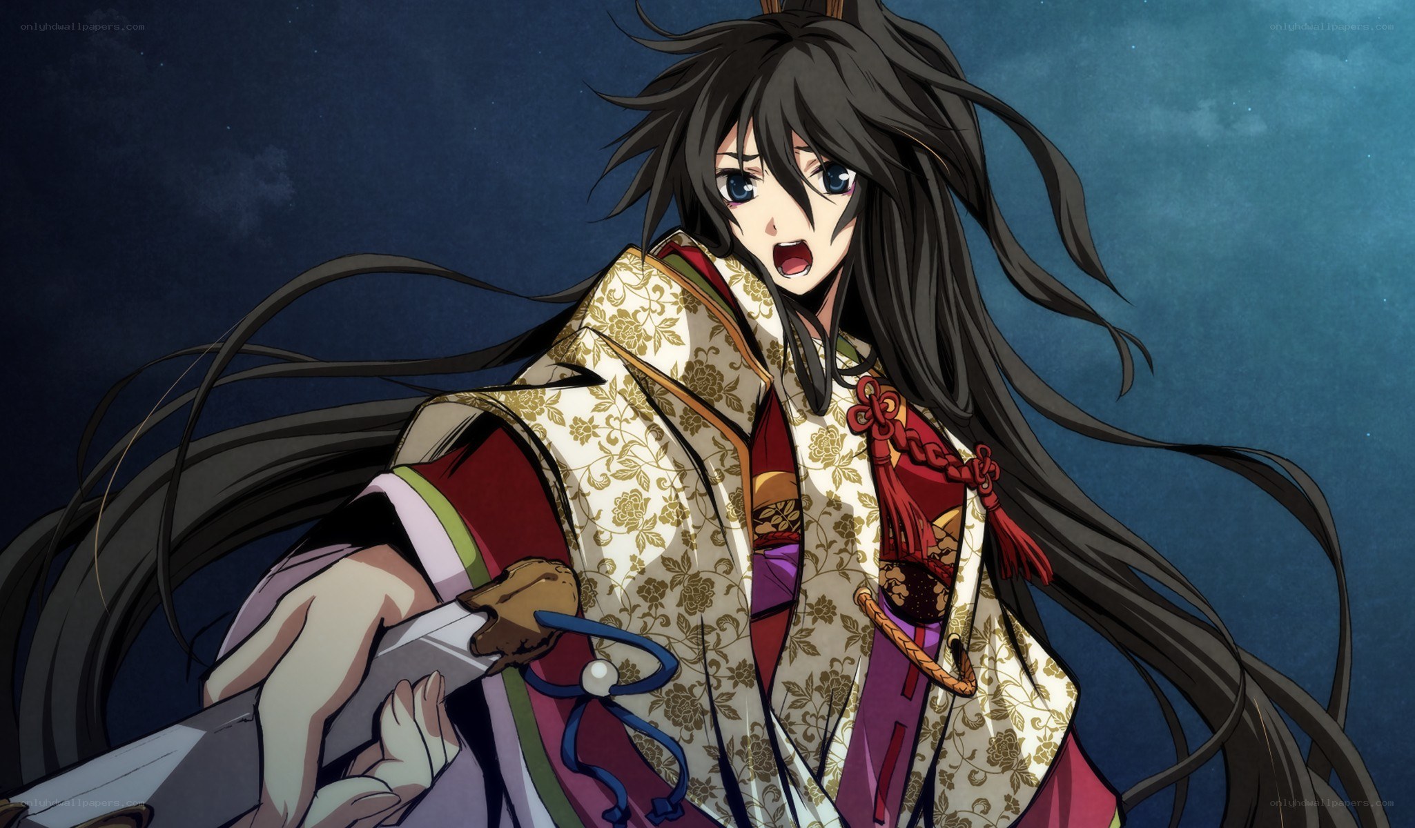 anime character with sword